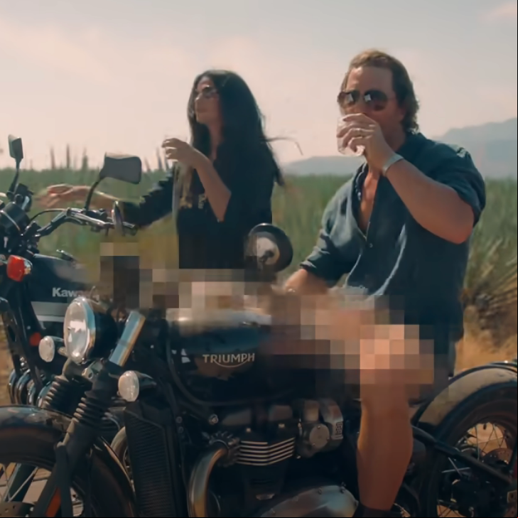 Belly down ass naked